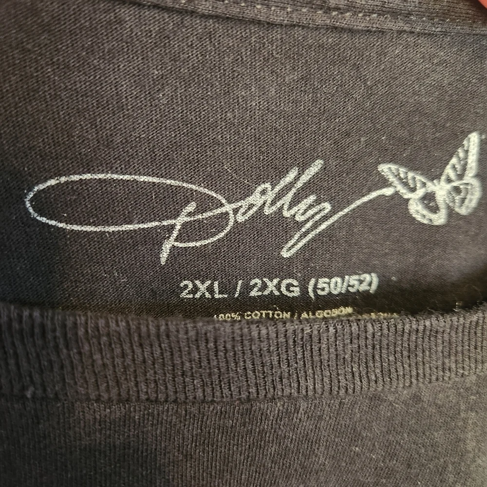BLACK DOLLY PARTON NASHVILLE GRAPHIC TEE SHIRT SIZE 2XL UNISEX MENS EUC - Picture 3 of 3